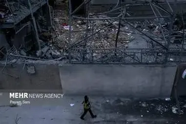 عکس / آثار وحشتناک حمله به محله بریانک تهران