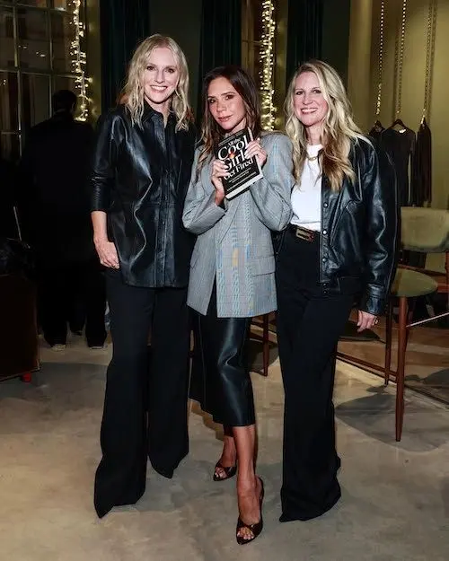 دامن چرم ویکتوریا بکهام