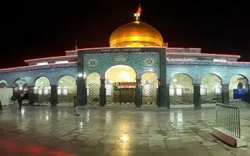 حرم حضرت زینب (س) در شب شهادت حضرت زهرا(س) 