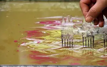 "برگزاری کارگاه ساخت کاغذ ابروباد با روش "تخم شنبلیله"