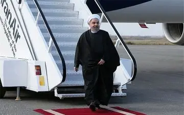 رئیس جمهور وارد نیویورک شد