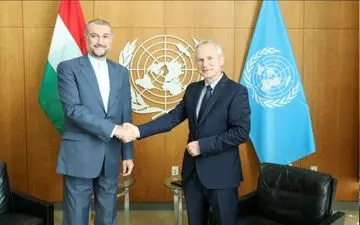 دیدار وزیر خارجه ایران با رئیس مجمع عمومی سازمان ملل