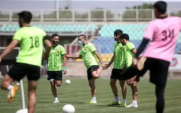 گزارش تمرین پرسپولیس/ کری خوانی گل‌محمدی و باقری با بازیکنان 