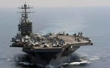 مجری شبکه سه: با ۴ موشک به ناو آبراهام لینکن حمله کردیم/ این تازه آغاز نبرد است + ویدئو