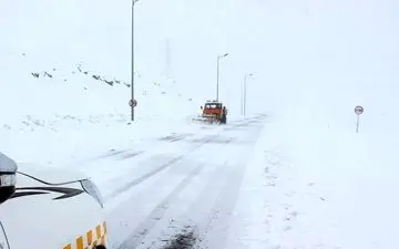 هم اکنون کولاک برف در ورودی شهر بجنورد + ویدئو