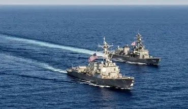 تمرین مشترک یک روزه نیروی دریایی آمریکا و یونان در خلیج فارس