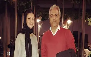 مهران مدیری و خانم بازیگر در یک کافی شاپ مشهور در تهران + عکس