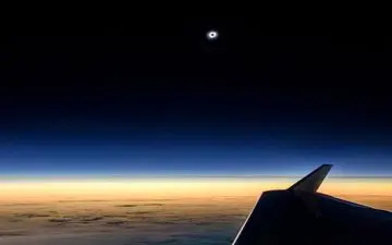 یک ایرانی شکارچی متفاوت‌ترین عکس کسوف