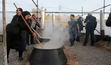 پخت حلیم سنتی در سفیدشهر
