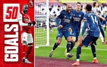 تمام 50 گل الکساندر لاکازت در لیگ برتر جزیره + فیلم