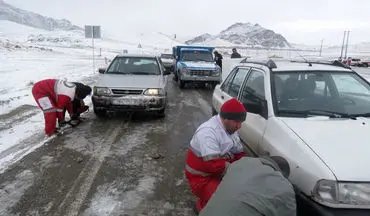 ۱۳ استان کشور درگیر برف و کولاک/ امدادرسانی به ١٩٠٥ نفر