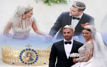تاج بر سر عروس و داماد؛ آیین‌ ازدواج به سبک مسیحیان لبنان