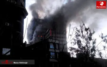 خوشحالی سعودی ها از حادثه پلاسکو؛ ببینید