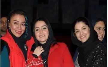 نازنین بیاتی و مه لقا باقری در اکران خصوصی آینه بغل (عکس)