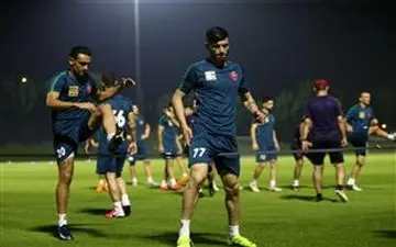 سعید آقایی در تمرین امروز پرسپولیس