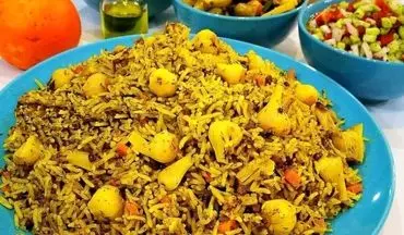 پلوی جدید و خوشمزه | طرز تهیه دمپختک سیر