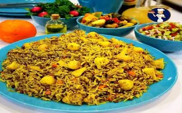 پلوی جدید و خوشمزه | طرز تهیه دمپختک سیر