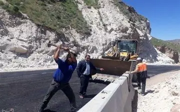  گردنه پای‌آستان کوهدشت بازگشایی شد