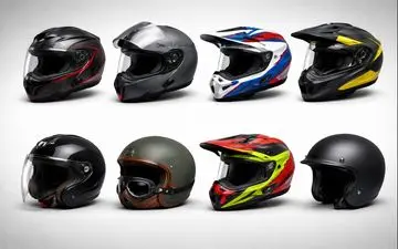 انواع کلاه کاسکت موتور | کدام کلاه کاسکت برای شما مناسب تر است؟