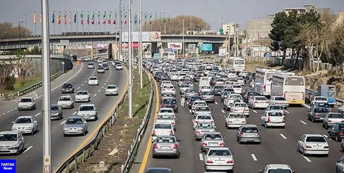 محور هراز دوطرفه شد/ ترافیک سنگین و پرحجم در ورودی شهر تهران