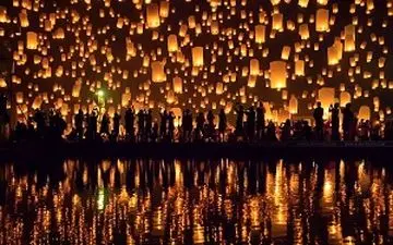 جشنواره فانوس در تایلند + فیلم 