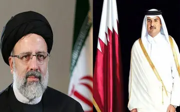 استقبال رسمی رئیس‌جمهور از امیر قطر