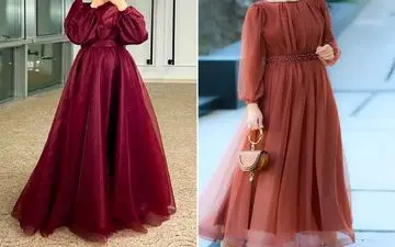 باوقار و شیک بپوشید؛ ۱۴ مدل لباس مجلسی پوشیده برای خانم‌های خوش‌سلیقه