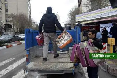 ارسال هفتمین محموله از کمکهای اتاق اصناف و بازاریان خیر کرمانشاه به مناطق سیل زده لرستان