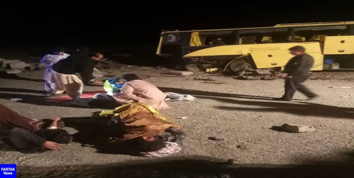 حادثه برای اتوبوس مسافربری با 1 کشته و 20 مصدوم