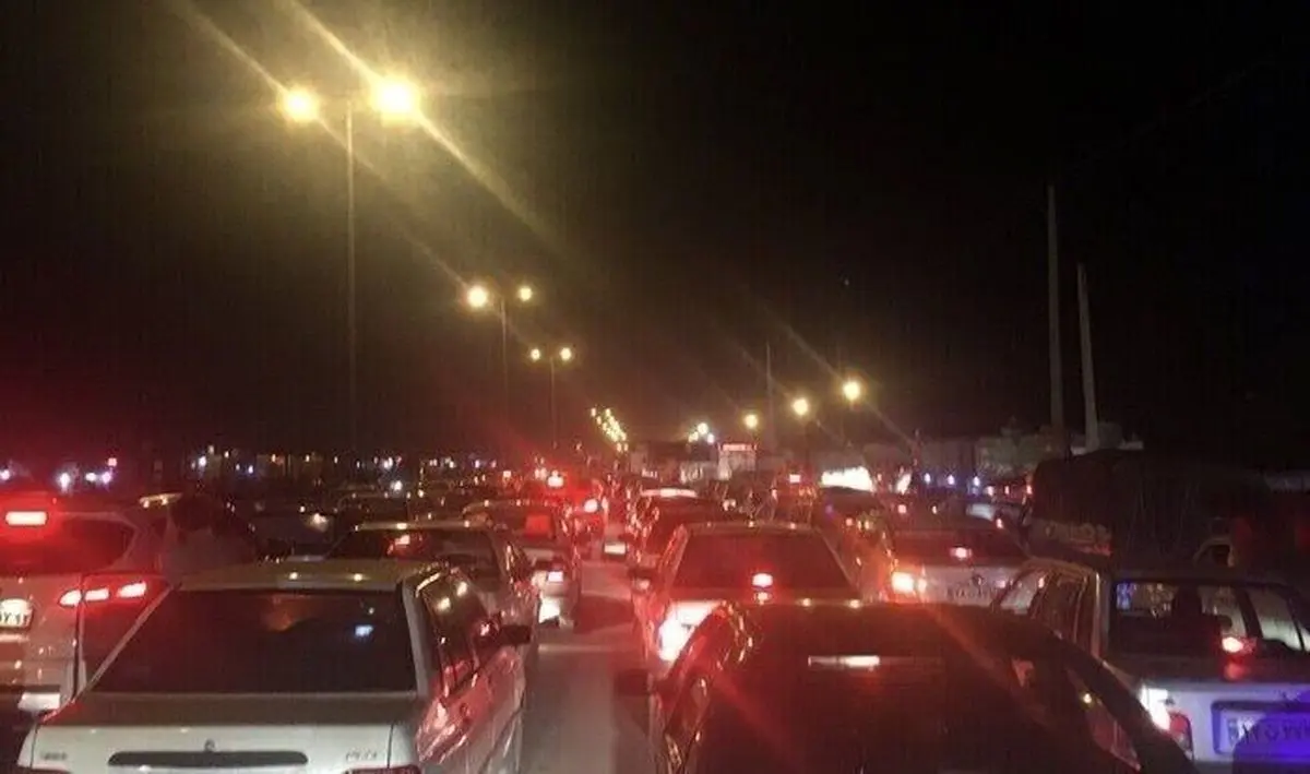 ترافیک فوق سنگین شبانه در جادههای خروجی مازندران: هشدار پلیس راه به رانندگان