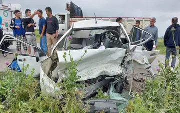 تصادف مرگبار نیسان آبی با پراید در کردکوی