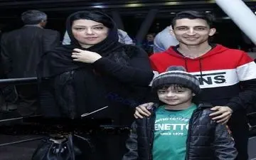 تیپ متفاوت همسر شهاب حسینی و پسرش+عکس