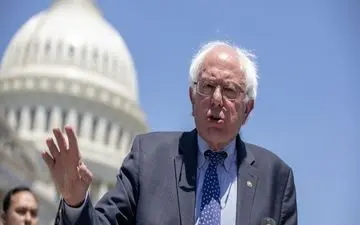 سندرز: هزینه نظامی آمریکا بیش از مجموع هزینه‌های نظامی 11 کشور بعدی است