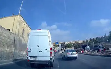 حادثه وحشتناک در بزرگراه + فیلم