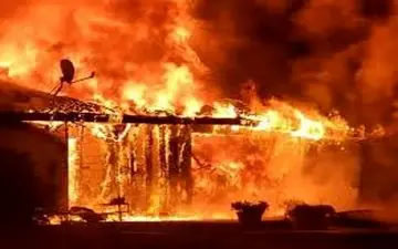  علت آتش‌سوزی جاده خاوران تهران مشخص شد 