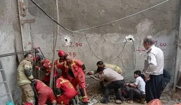 غوطه‌ور شدن مرگبار کارگر جوان در چاه 4 متری + تصاویر