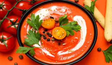 طرز تهیه  سوپ گوجه فرنگی | خیلی خوشمزه س!