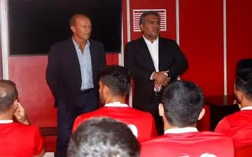 عرب در اردوی پرسپولیس حضور یافت