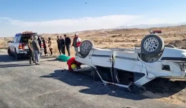 
واژگونی خودرو در جاده آرادان - سرخه ۲ مصدوم بر جای گذاشت

