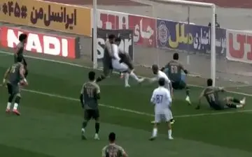 گل اول استقلال به شمس آذر توسط آزادی + ویدئو