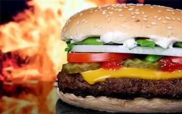  ماجرای جنجالی همبرگر جشن تولد پوتین + تصاویر