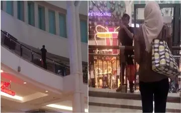 شاهدان عینی مرد جوان را از خودکشی منصرف کردند +فیلم 