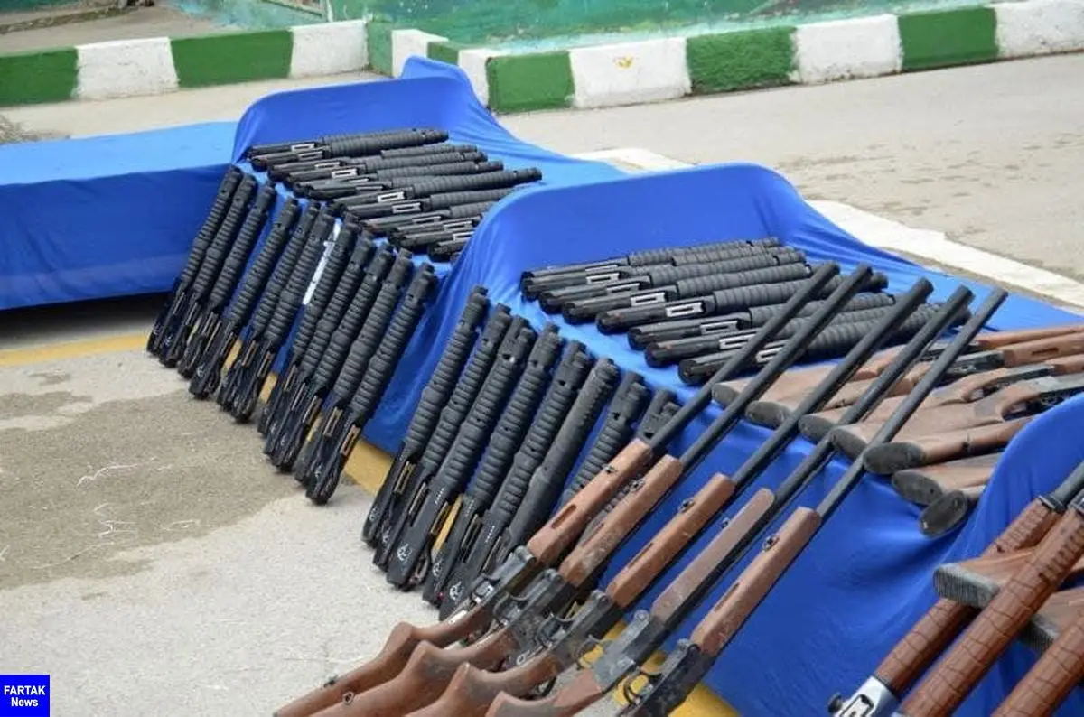 81 قبضه اسلحه در کرمانشاه کشف شد 
