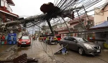 مرگ ۳۷۵ تن در طوفان اخیر فیلیپین