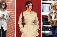 چگونه مثل سلبریتی‌ها ترنچ‌کت کوتاه را استایل کنیم؟