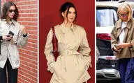 چگونه مثل سلبریتی‌ها ترنچ‌کت کوتاه را استایل کنیم؟