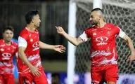  برتری پرگل پرسپولیس در نیمه اول با گلزنی دو مهاجم 