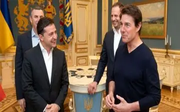 حضور تام کروز در مترو کی‌یف مسافران را شوکه کرد