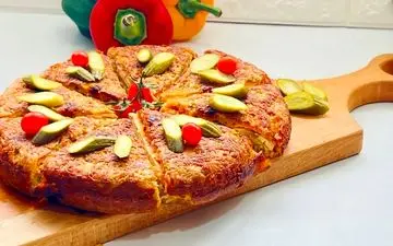 کوکو پیتزایی فوری: طرز تهیه آسان و خوشمزه در فر یا تابه! (غذای محبوب بچه‌ها)