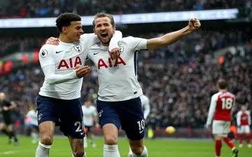 تاتنهام دربی لندن را از توپچی‌ها برد/ کِین تیر خلاص را زد